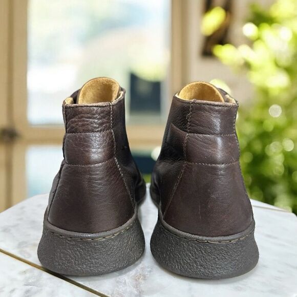 CAMPER Contact Earth Pebbled Leather 3-Eye Gum Sole Chukka Boot Men US 12 EU 45 - Picture 9 of 14